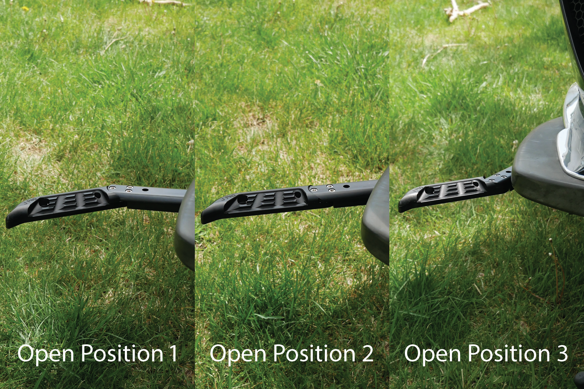 Custom-fit BMW K1200LT motorcycle high way pegs by IRM Moto.