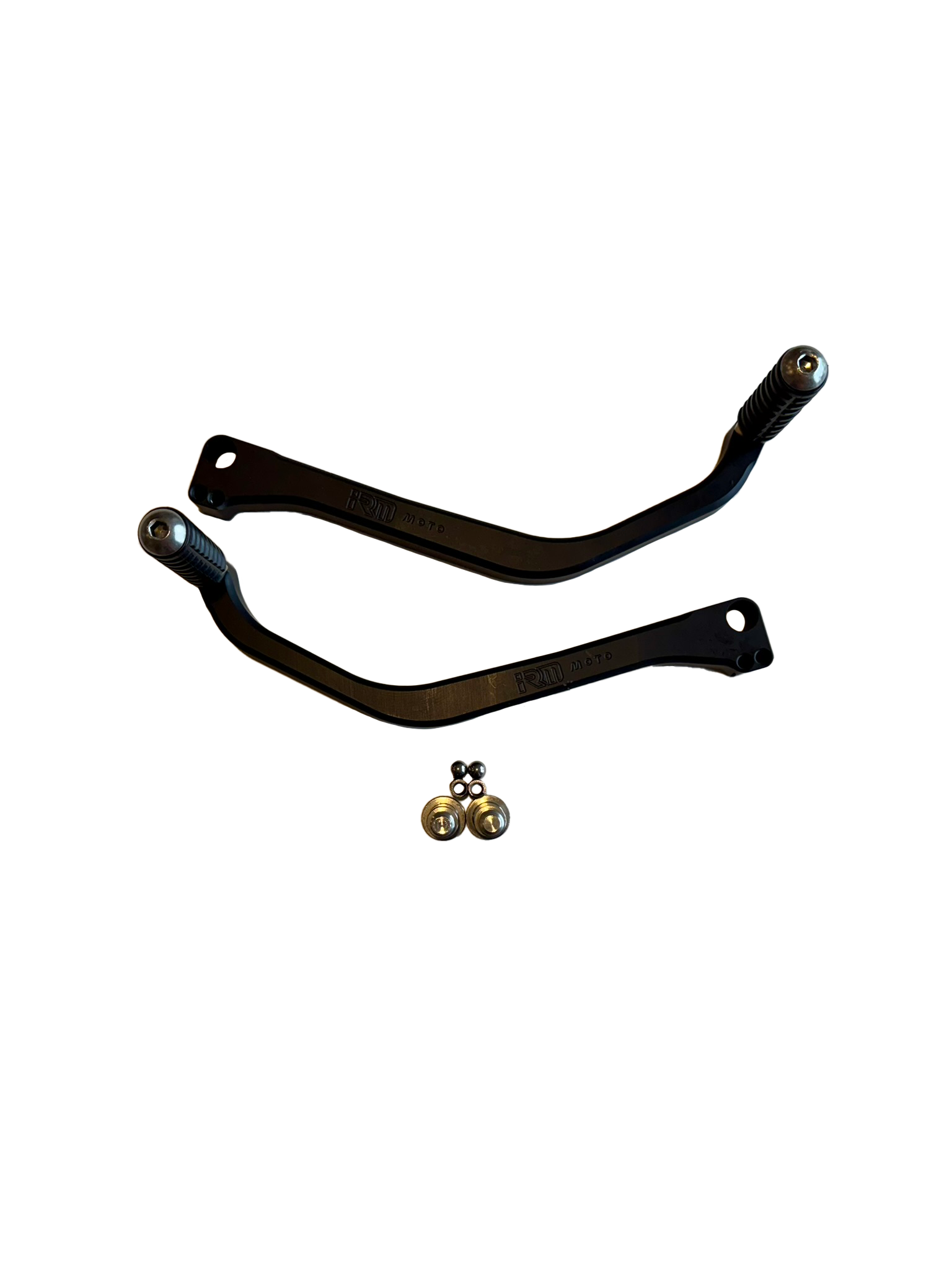 Versatile Gemini 1250 footrest with highway pegs – a perfect fit for all BMW R1250 series motorcycles including GS, RT, R, and RS.