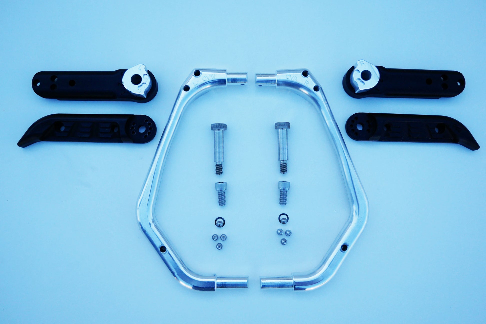 Comfortable BMW motorcycle highway pegs. BMW K1200LT highway peg foot rest. 